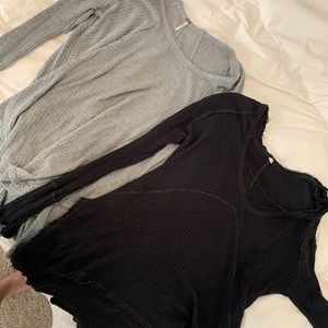 Set of Free People long sleeve Thermals